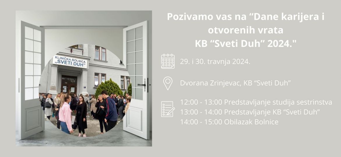 Plakat Dani karijera i dani otvorenih vrata